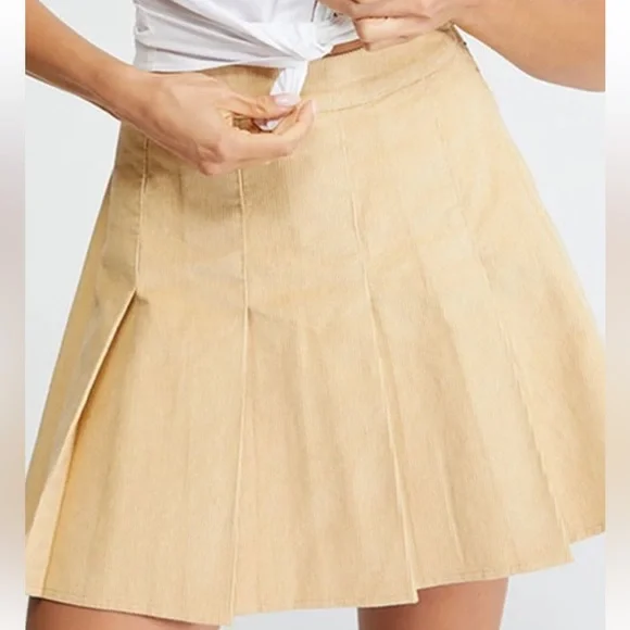 OBEY CORD SKIRT - Picture 1 of 6